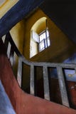 Stairways inside the Amasra prison stock image Stairways inside the Amasra prison stock image