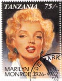 Stamp With Marilyn Monroe Stock Image