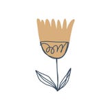 Stampa moderna di arte del fiore nello stile scandinavo Vettore ENV ed immagine di jpg, clipart, dettagli isolati editabili illustrazione di stock Stampa moderna di arte del fiore nello stile scandinavo Vettore ENV ed immagine di jpg, clipart, dettagli isolati editabili illustrazione di stock