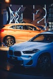 Stand new bmw x2 at the show stock photos Stand new bmw x2 at the show stock photos