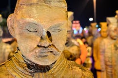 Standbeeld van Chinese historische persoon stock afbeeldingen Standbeeld van Chinese historische persoon stock afbeeldingen
