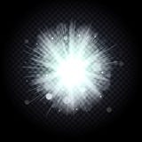 Star burst with sparkles. Transparent glow light effect. Star burst vector illustration Star burst with sparkles. Transparent glow light effect. Star burst vector illustration