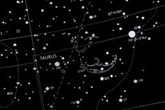 Taurus starmap stock illustration Taurus starmap stock illustration