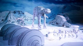 Star Wars-het Imperium slaat Achterlego Royalty-vrije Stock Afbeeldingen Star Wars-het Imperium slaat Achterlego Royalty-vrije Stock Afbeeldingen