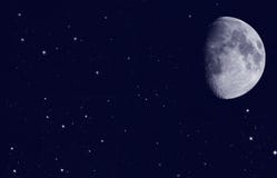 Stars with moon royalty free stock photos Stars with moon royalty free stock photos