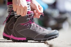 Start A Business. Tie Your Shoes And Go. Starting Ready Concept. Royalty Free Stock Photos Start A Business. Tie Your Shoes And Go. Starting Ready Concept. Royalty Free Stock Photos