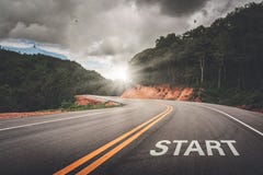 START Point On The Road Of Business Or Your Life Success. The Beginning To Victory Stock Image START Point On The Road Of Business Or Your Life Success. The Beginning To Victory Stock Image