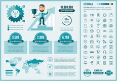 Start up flat design Infographic Template Royalty Free Stock Photos Start up flat design Infographic Template Royalty Free Stock Photos