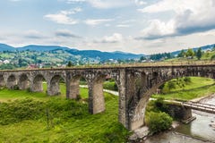 Stary austriaka mosta wiadukt zdjęcie stock Stary austriaka mosta wiadukt zdjęcie stock