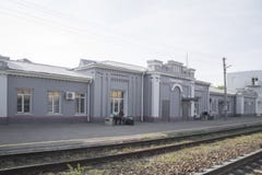 Station de train dans le Krasny Kut image stock Station de train dans le Krasny Kut image stock