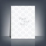 Stationnaire vide blanc dans le style du baroque illustration stock Stationnaire vide blanc dans le style du baroque illustration stock
