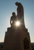 Statue d'effilochure Hermenegildo Francisco Garcés photographie stock libre de droits Statue d'effilochure Hermenegildo Francisco Garcés photographie stock libre de droits