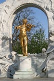 Statue de Johann Strauss à Vienne Stadtpark photo libre de droits Statue de Johann Strauss à Vienne Stadtpark photo libre de droits