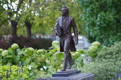 Statue de Joseph Smith Jr photos stock Statue de Joseph Smith Jr photos stock