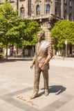 Statue de l'ancien Président Ronald Reagan des Etats-Unis sur Liberty Square i photo stock Statue de l'ancien Président Ronald Reagan des Etats-Unis sur Liberty Square i photo stock