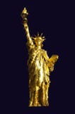 Statue de la conception d'or de liberté bas poly illustration libre de droits Statue de la conception d'or de liberté bas poly illustration libre de droits