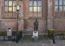 Statue de lampe et en bronze gothique Jan Janse de Weltevree, De Rijp, Pays-Bas photographie stock Statue de lampe et en bronze gothique Jan Janse de Weltevree, De Rijp, Pays-Bas photographie stock