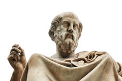 Statue de Platon à Athènes photographie stock Statue de Platon à Athènes photographie stock