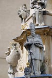 Statue of the Holy Trinity, Veszprem, Hungary royalty free stock photography Statue of the Holy Trinity, Veszprem, Hungary royalty free stock photography
