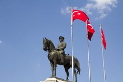 Statue Of Ataturk Royalty Free Stock Photography