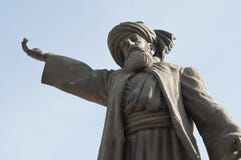 Statue Of Mevlana Rumi Royalty Free Stock Photography