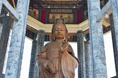 Statue Of The Goddess Of Mercy Or Guan Yin Royalty Free Stock Photos Statue Of The Goddess Of Mercy Or Guan Yin Royalty Free Stock Photos