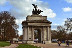 STATUE in park in london stock photography STATUE in park in london stock photography