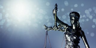 Statue of Themis - goddess of justice. Closeup image with copy space. royalty free stock photo Statue of Themis - goddess of justice. Closeup image with copy space. royalty free stock photo
