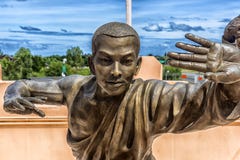 Statues of Chinese Shaolin monks royalty free stock images Statues of Chinese Shaolin monks royalty free stock images
