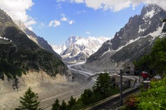 Stazione dell'alta montagna immagini stock Stazione dell'alta montagna immagini stock