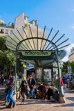 Stazione della metropolitana storica Chatelet a Parigi, Francia Fotografia Stock Libera da Diritti Stazione della metropolitana storica Chatelet a Parigi, Francia Fotografia Stock Libera da Diritti