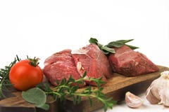 Steak And Ingredients Stock Images