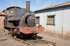 Steam Locomotive At The Humberstone Saltpeter Works Royalty Free Stock Images Steam Locomotive At The Humberstone Saltpeter Works Royalty Free Stock Images