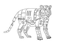 Download Animal Mechanical Coloring Pages