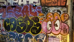Stedelijke graffiti stock afbeelding Stedelijke graffiti stock afbeelding