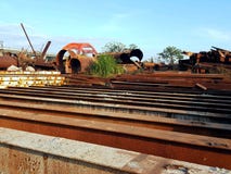 Steel corroded by sea water stock photography Steel corroded by sea water stock photography