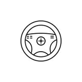 Steering, wheel outline icon. Can be used for web, logo, mobile app, UI, UX stock illustration Steering, wheel outline icon. Can be used for web, logo, mobile app, UI, UX stock illustration