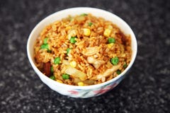 stekt rice arkivfoto stekt rice arkivfoto