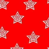 Stelle bianche sugli ambiti di provenienza rossi delle carte di ripetizione del fondo illustrazione di stock Stelle bianche sugli ambiti di provenienza rossi delle carte di ripetizione del fondo illustrazione di stock