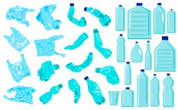 Stellen Sie von den Zellophantaschen, von den Krümelflaschen und von den Plastikflaschen ein Plastikverschmutzung ?kologieproblem vektor abbildung Stellen Sie von den Zellophantaschen, von den Krümelflaschen und von den Plastikflaschen ein Plastikverschmutzung ?kologieproblem vektor abbildung