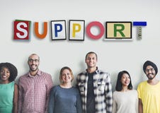 Steunsamenwerking Team Advice Help Aid Concept royalty-vrije stock afbeelding Steunsamenwerking Team Advice Help Aid Concept royalty-vrije stock afbeelding