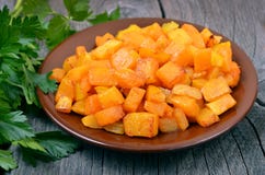 Stewed pumpkin Stock Photography Stewed pumpkin Stock Photography