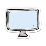 Sticker Of A Cartoon Computer Screen Stock Images Sticker Of A Cartoon Computer Screen Stock Images