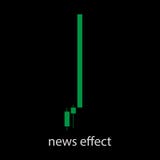 Stijgend effect van nieuws stock illustratie Stijgend effect van nieuws stock illustratie