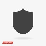 Stijl van het illustion vlakke ontwerp van het schildpictogram de Vector, vector Royalty-vrije Stock Afbeelding Stijl van het illustion vlakke ontwerp van het schildpictogram de Vector, vector Royalty-vrije Stock Afbeelding