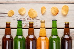 Still life from beer and chips. Stock Photo Still life from beer and chips. Stock Photo