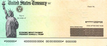 Stimulus check from United states Treasury Economic impact payment