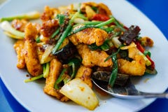 Stir-зажаренный цыпленок с гайками анакардии стоковые фото Stir-зажаренный цыпленок с гайками анакардии стоковые фото