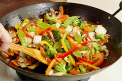 Stirfry asiático 2 foto de stock royalty free Stirfry asiático 2 foto de stock royalty free