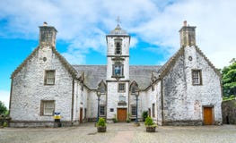 Hospital, 17th-century almshouse in the Old Town of Stirling, Scotland. royalty free stock photography Hospital, 17th-century almshouse in the Old Town of Stirling, Scotland. royalty free stock photography